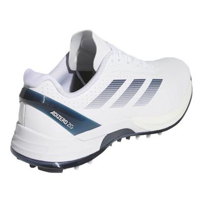 adidas AdiZero FG Golf Shoes - White/Navy - thumbnail image 6