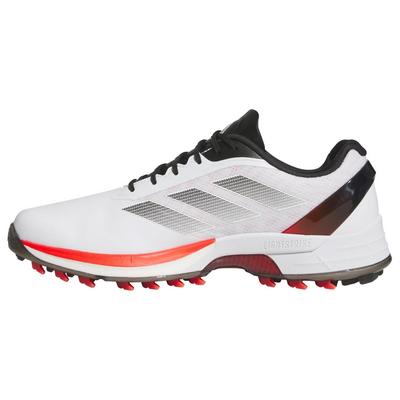 adidas AdiZero FG Golf Shoes - White/Red/Black - thumbnail image 2