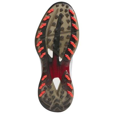 adidas AdiZero FG Golf Shoes - White/Red/Black - thumbnail image 4
