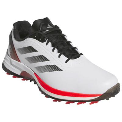 adidas AdiZero FG Golf Shoes - White/Red/Black - thumbnail image 5