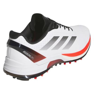 adidas AdiZero FG Golf Shoes - White/Red/Black - thumbnail image 6