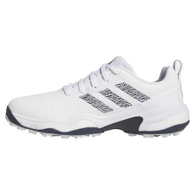 adidas Code Chaos 25 Golf Shoes - White/Navy/White - thumbnail image 2