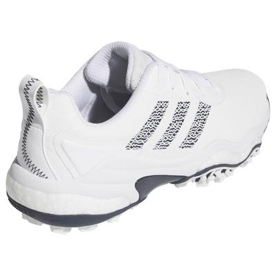 adidas Code Chaos 25 Golf Shoes - White/Navy/White - thumbnail image 6