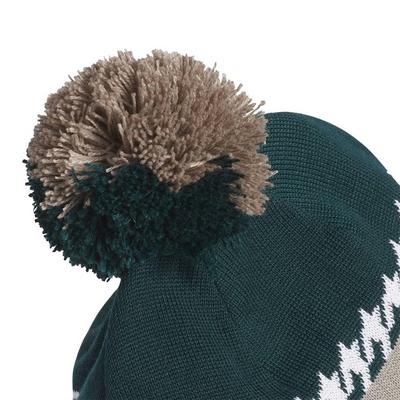 adidas Cold.Rdy Pom Golf Beanie Hat - Green - thumbnail image 4