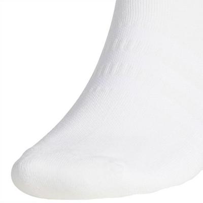 adidas Crew Golf Socks 3 Pair Pack - White/Grey/Black - thumbnail image 4