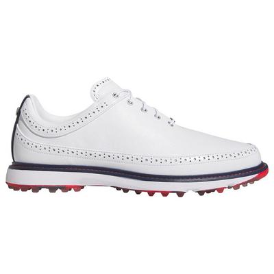adidas Modern Classic MC80 Golf Shoes - White/Navy/Red