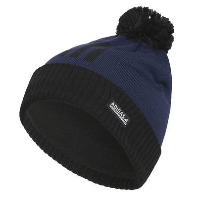 adidas Pom 3 Stripe Beanie - Navy