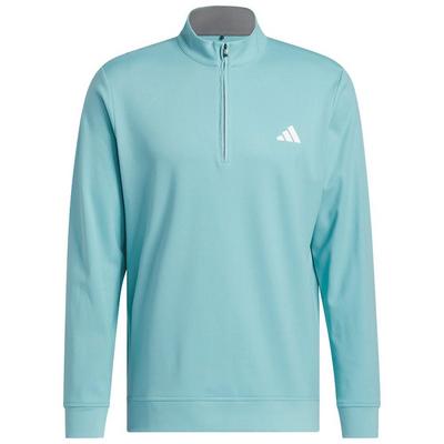 adidas Ultimate365 Classic Quarter Zip Golf Sweatshirt - Mint