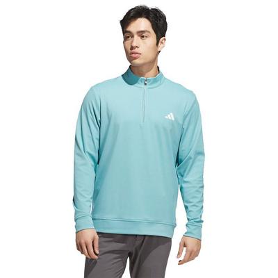 adidas Ultimate365 Classic Quarter Zip Golf Sweatshirt - Mint - thumbnail image 2