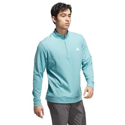 adidas Ultimate365 Classic Quarter Zip Golf Sweatshirt - Mint - thumbnail image 4