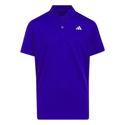 adidas Junior Sport Golf Polo - Lucid Blue - thumbnail image 1