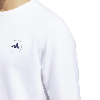 adidas Core Crew Neck Sweater - White - thumbnail image 4