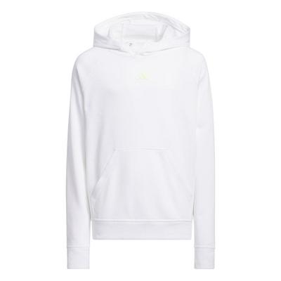 adidas Junior Golf Hoodie - White - thumbnail image 1