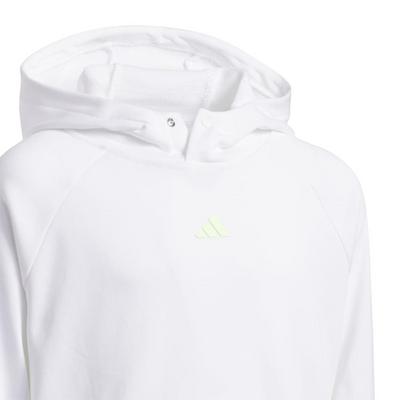 adidas Junior Golf Hoodie - White - thumbnail image 3