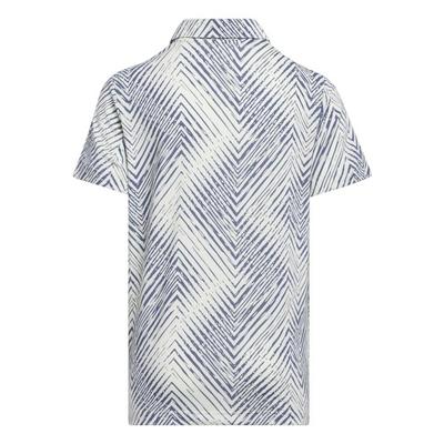 adidas Junior Script Golf Polo - Crystal Jade - thumbnail image 2