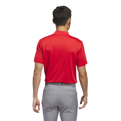 adidas Performance Golf Polo - Collegiate Red - thumbnail image 3