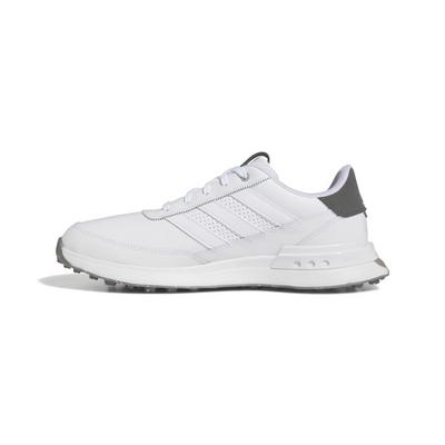 adidas S2G SL 24 Leather Golf Shoes - White/Grey - thumbnail image 4