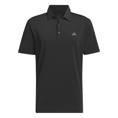 adidas Ultimate 365 Solid Golf Polo - Black - thumbnail image 1