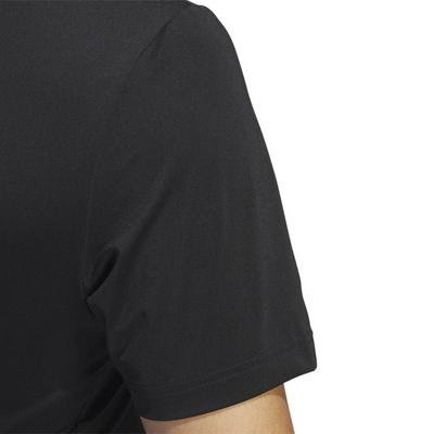 adidas Ultimate 365 Solid Golf Polo - Black - thumbnail image 5