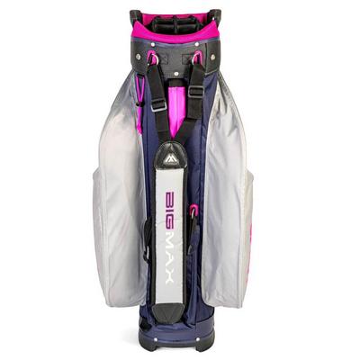 Big Max Aqua Sport 3 Waterproof Golf Cart Bag - Steel/Navy/Fuschia - thumbnail image 4