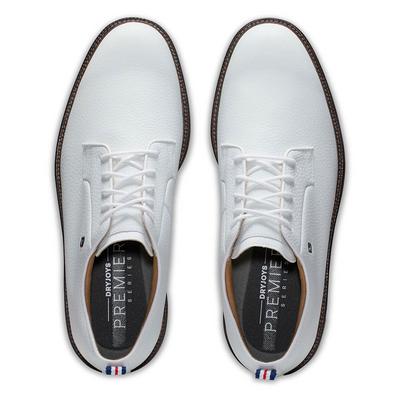 FootJoy Premiere Series Field Golf Shoes - White/Brick - thumbnail image 7