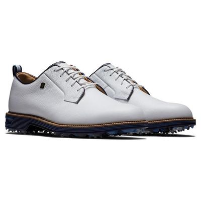 FootJoy Premiere Series Field Golf Shoes - White/Navy - thumbnail image 3