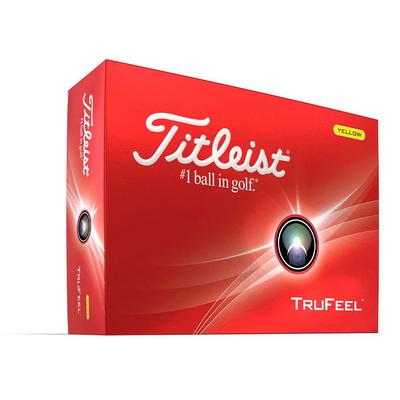 Titleist TruFeel Golf Balls 2024 - Yellow - thumbnail image 2