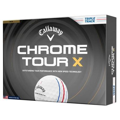 Callaway Chrome Tour X 26 Triple Track Golf Balls - White