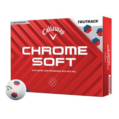 Callaway Chrome Soft TruTrack Golf Balls - White