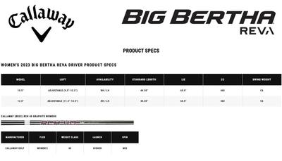 Callaway Big Bertha Reva Womens Golf Driver - thumbnail image 11