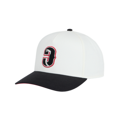 Cobra Structured Line Up Golf Cap White/Black