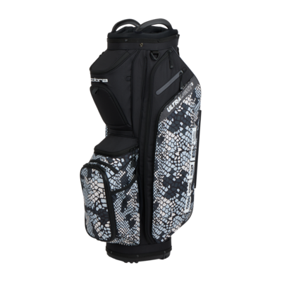 Cobra Ultralight 2 Golf Cart Bag - Black/Snake Camo