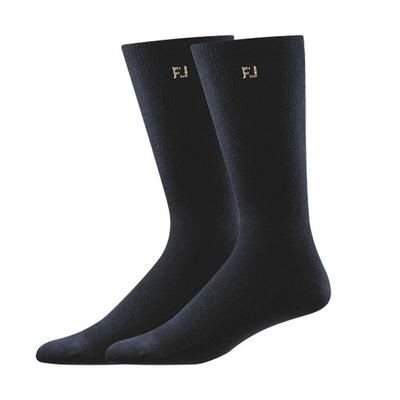 FootJoy ProDry Crew Golf Socks 2-Pair Pack - Navy