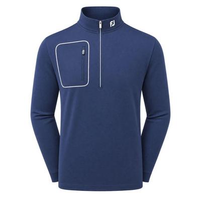 FootJoy ThermoSeries Texture Golf Midlayer - Navy