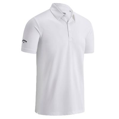 Callaway SS Solid Swing Tech Golf Polo Shirt -Bright White - thumbnail image 2