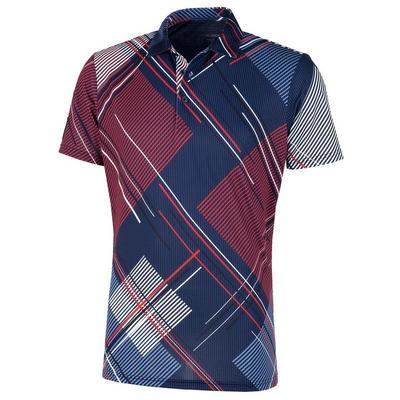 Galvin Green Mitchell Ventil8 Plus Golf Polo Shirt - Navy - thumbnail image 1