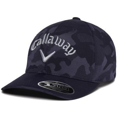 Callaway Jacquard Camo Golf Cap - Navy - thumbnail image 1