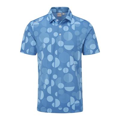 Ping Jay Golf Polo Shirt - Danube Blue - thumbnail image 1