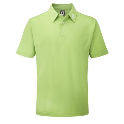 FootJoy Stretch Pique Solid Shirt - Lime - thumbnail image 2