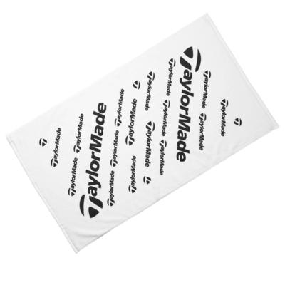 TaylorMade Players Tour Towel White/Black - thumbnail image 2