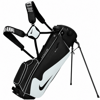 Nike Air Max Lite Golf Stand Bag - Black/Platinum - thumbnail image 1