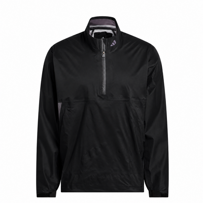 Climaproof Half Zip Waterproof Jacket - Black - thumbnail image 1