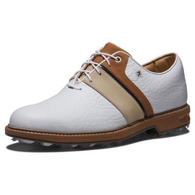 FootJoy Premiere Series Packard LX Golf Shoes - White/Blue/Brown - thumbnail image 7