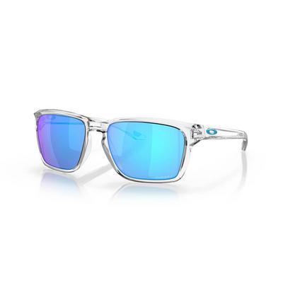 Oakley Sylas Sunglasses - Polished Clear w/Prizm Sapphire Lens - thumbnail image 1