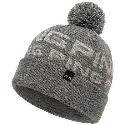 Ping Logo Bobble II Hat - Grey - thumbnail image 1