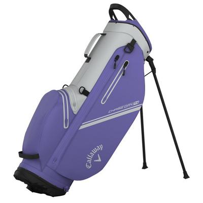 Callaway Chase Dry Waterproof Golf Stand Bag - Silver/Purple - thumbnail image 1