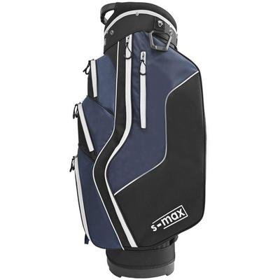SkyMax S Max Golf Cart Bag - Black/Blue - thumbnail image 1