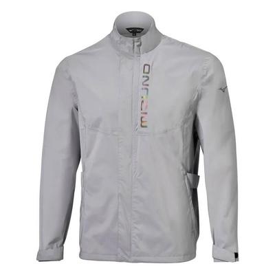 Mizuno Arc Waterproof Golf Rain Jacket - Quick Silver - thumbnail image 1