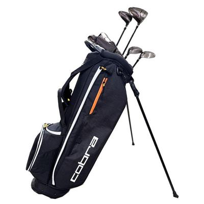 Cobra Fly XL 2 Golf Package Set - +1'' Longer Stiff Steel Stand Bag (11-Piece)