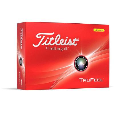 Titleist TruFeel Golf Balls 2024 - Yellow - thumbnail image 1